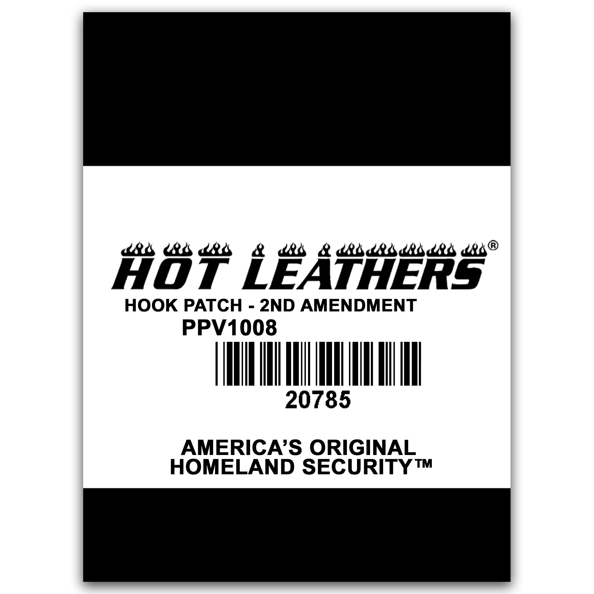 Hot Leathers PPV1008 2nd Amendment America's Original Homeland Security Hook Back 4