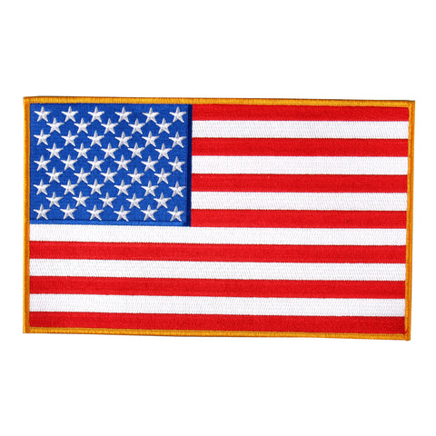 Hot Leathers American Flag Hook and Loop 3" x 2" Patch