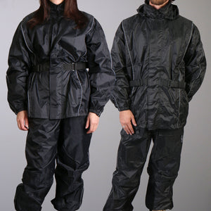 Hot Leathers Nylon Rain Suit w/Tote