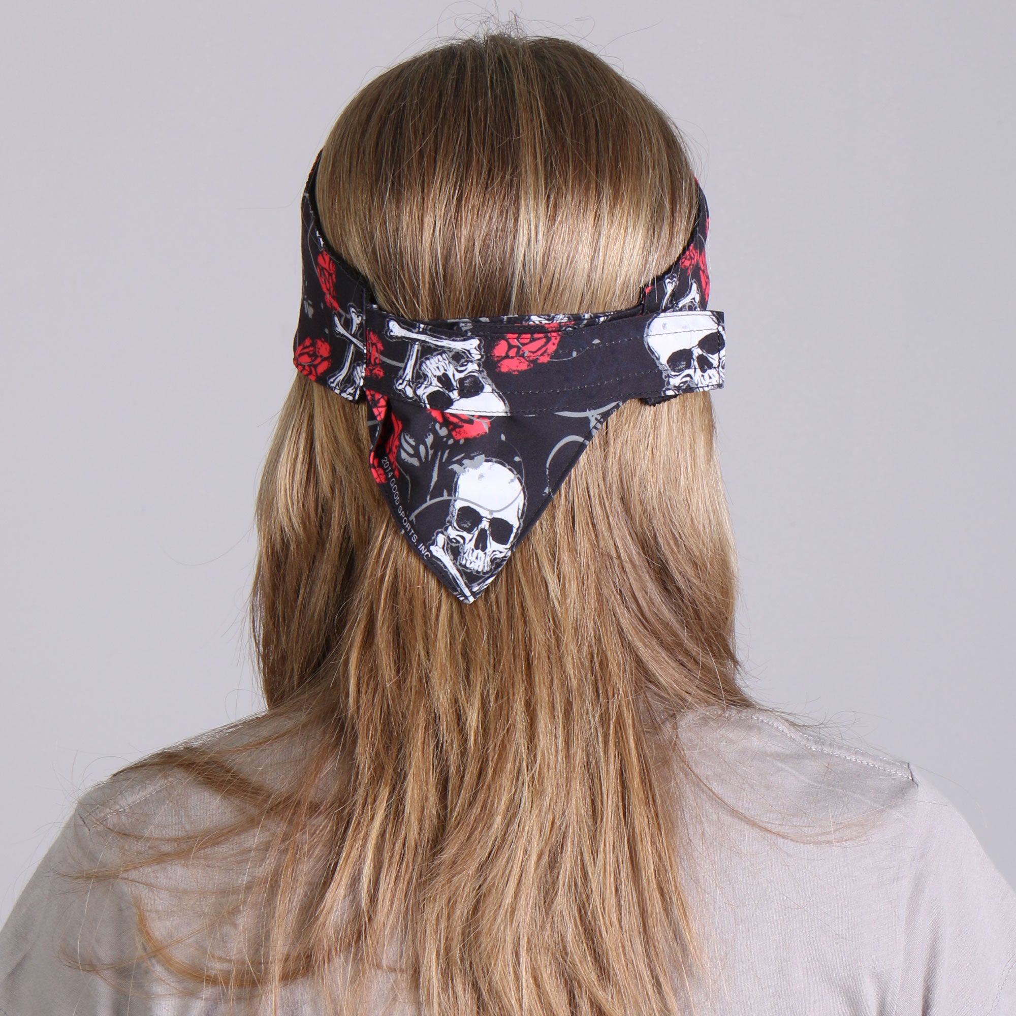 Hot Leathers Sublimation Skull Roses Road Wrap