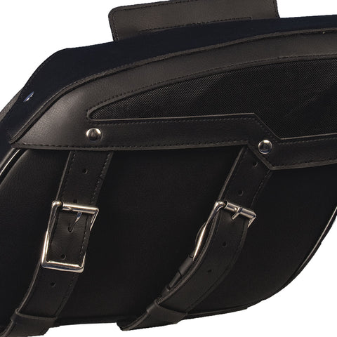 Hot Leathers SDC1004 Medium PVC Saddle Bags 13X10X5