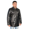 Milwaukee Leather SFM1820 Men's Classic 'JD' Black Lambskin Leather Jacket with Zipper Closure