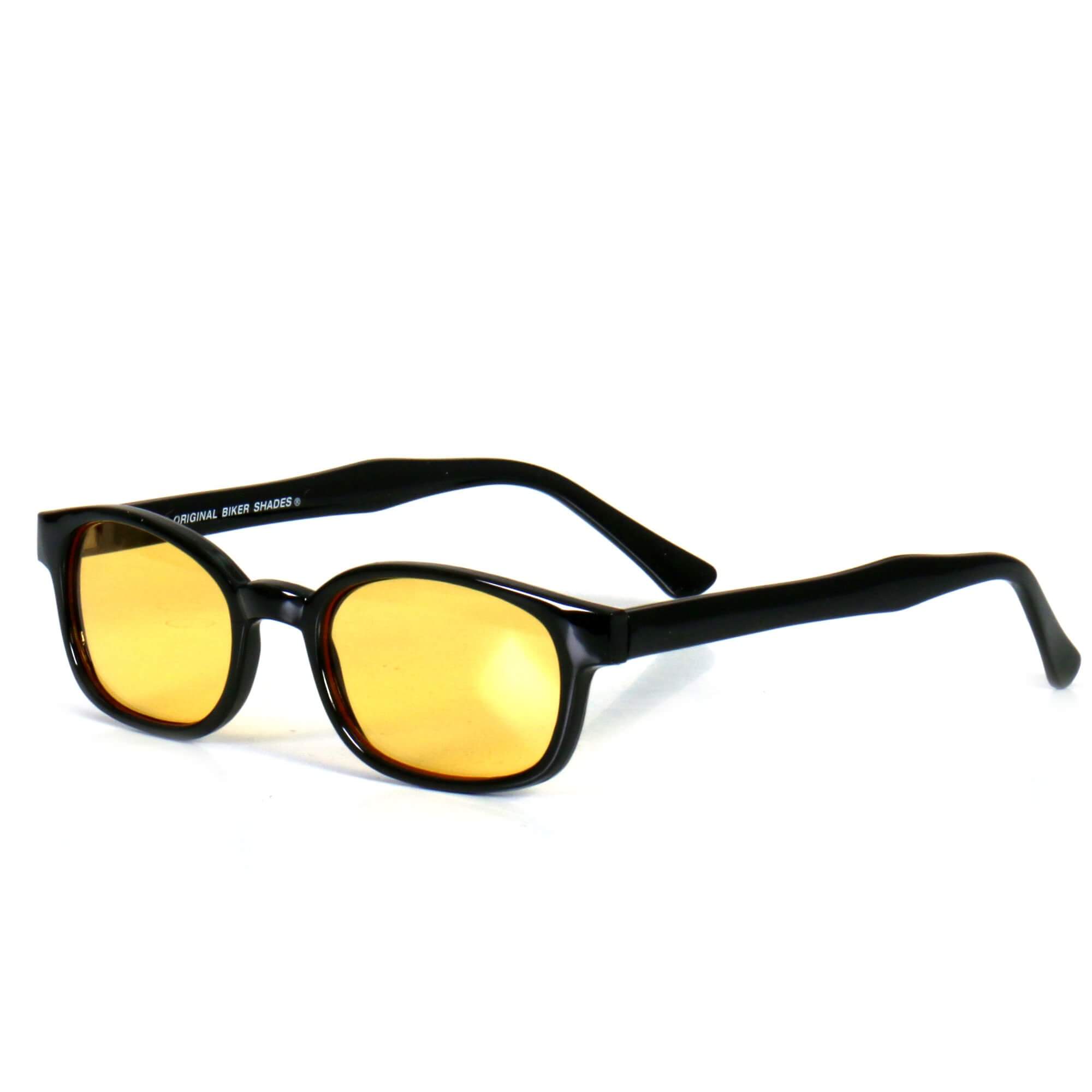 Hot Leathers KD's Sunglasses - Yellow Lenses