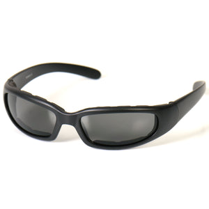Hot Leathers Chicago Riding Sunglasses w/Smoke Lenses