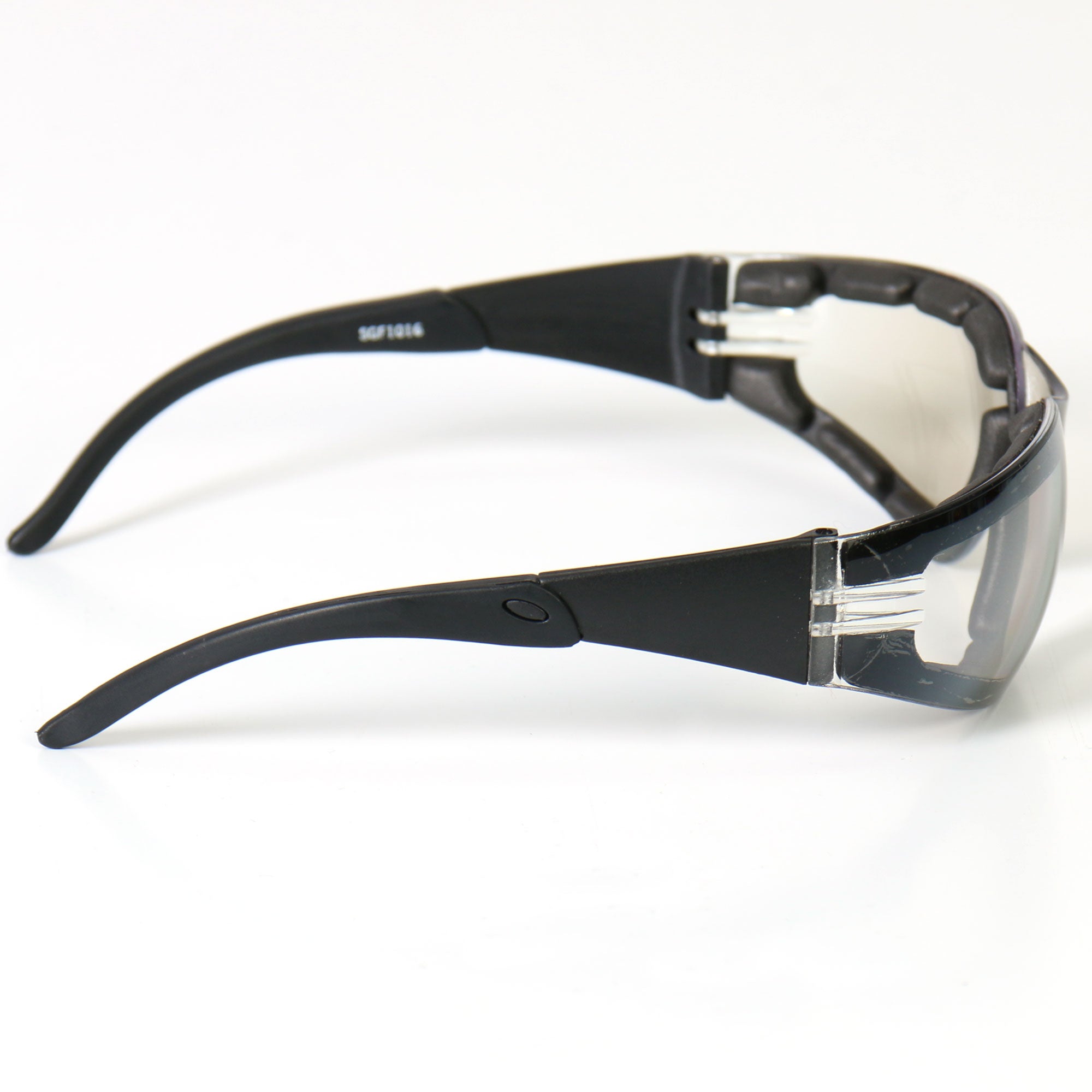 Hot Leathers Rider Plus Sunglasses w/Clear Mirror Lenses