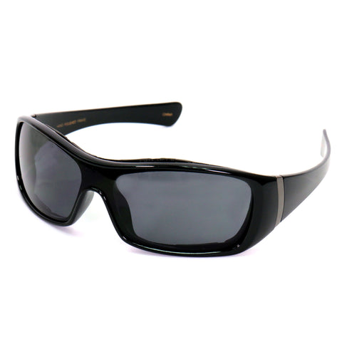 Hot Leathers Jayhawk Foam Padded Sunglasses with Smoke Lenses