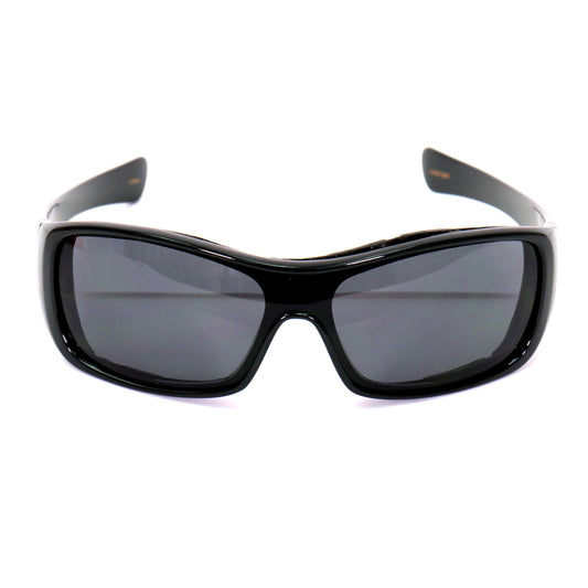 Hot Leathers Jayhawk Foam Padded Sunglasses with Smoke Lenses