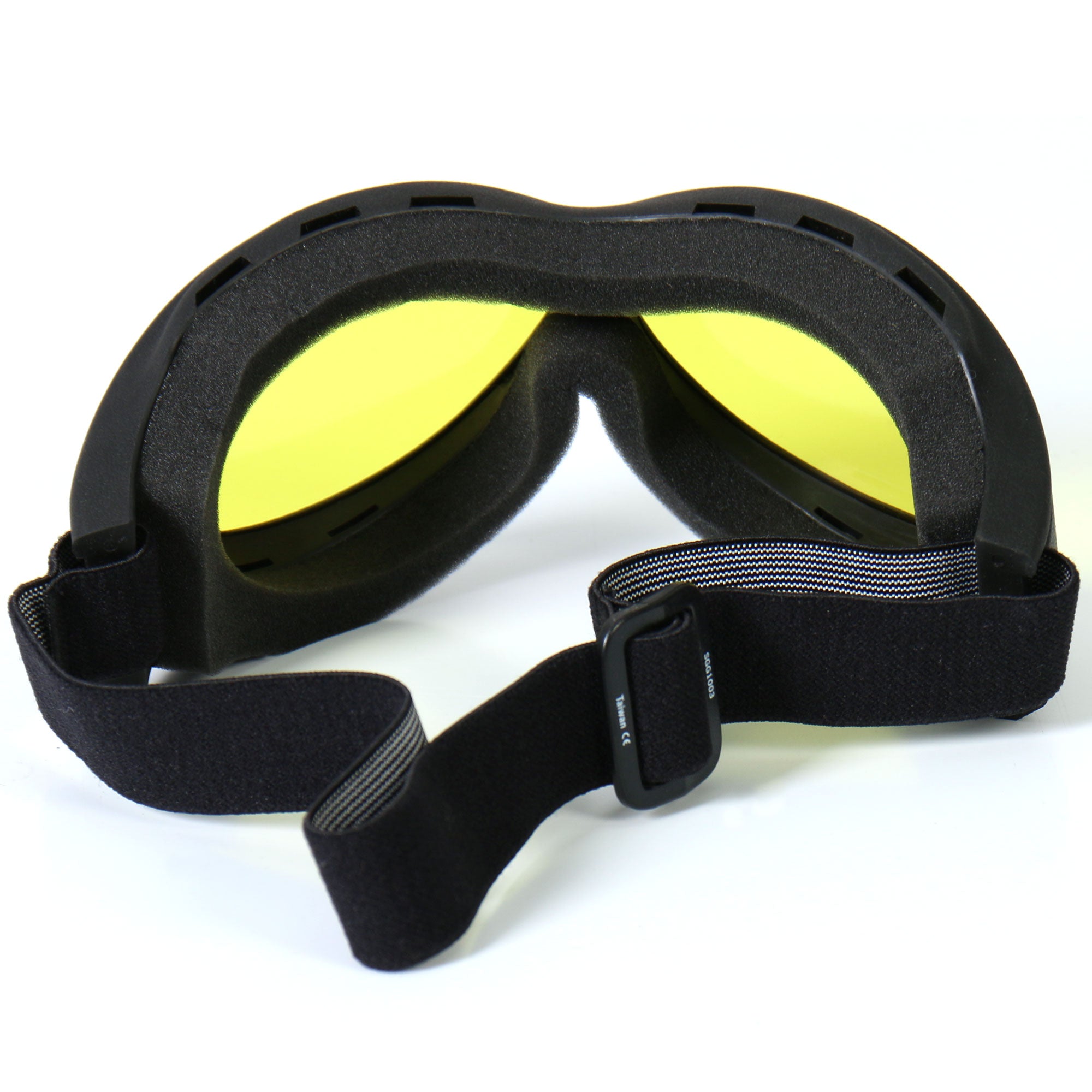 Hot Leathers Big Ben Goggles with Yellow Lenses