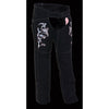 Milwaukee Performance SH1182 Women's Black and Pink Textile Chap with Tribal Embroidery - Milwaukee Performance Womens Textile Chaps