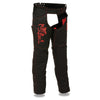 Milwaukee Performance SH1182 Women's Black and Red Textile Chap with Tribal Embroidery - Milwaukee Performance Womens Textile Chaps