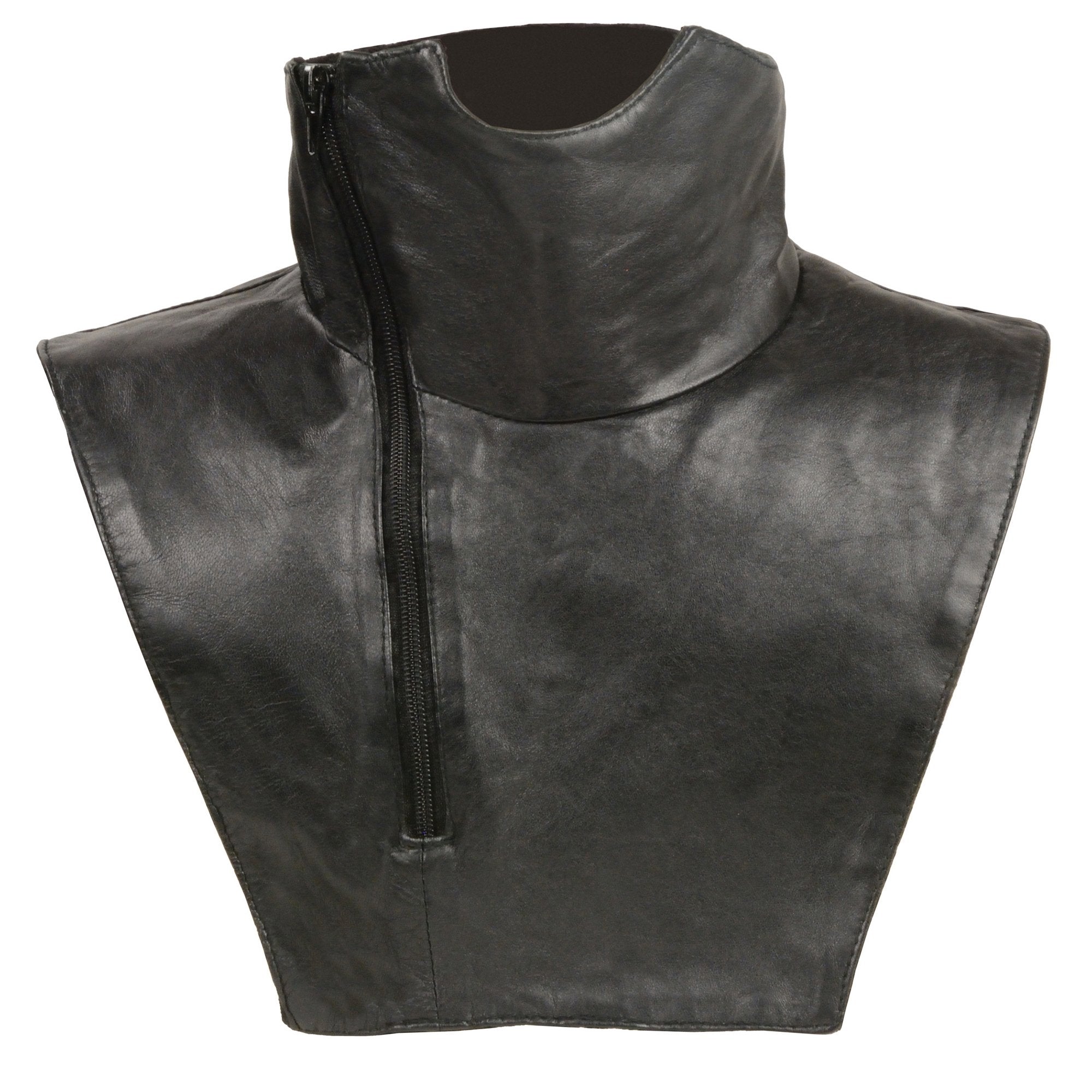 Milwaukee Leather SH165 Black Unisex Premium Leather Neck Warmer