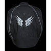 Milwaukee Performance SH1954 Women's Black Textile Jacket with Stud and Wings Detailing - Milwaukee Performance Womens Textile Jackets
