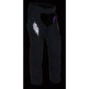 Milwaukee Performance SH1956 Women's 'Winged' Black and Purple Textile Chaps - Milwaukee Performance Womens Textile Chaps