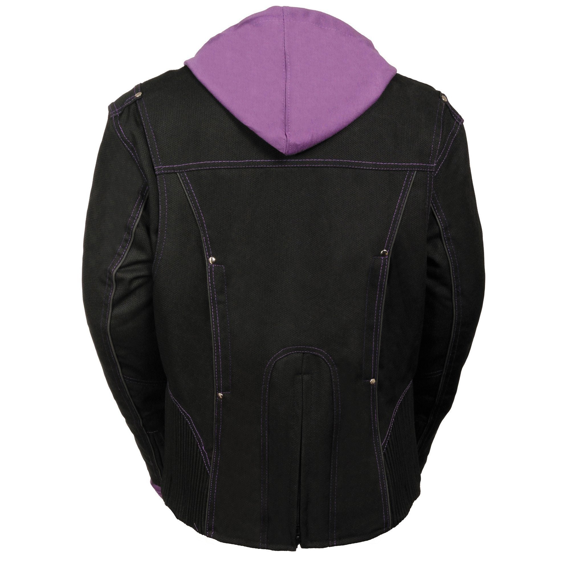 Milwaukee Performance MPL1967 Ladies 3/4 Textile Jacket with Reflective Tribal Detail and Hoodie