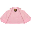 Milwaukee Leather SH2011PINK Girls Pink Three Snap Leather Vest