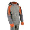 Milwaukee Leather SH2336SGO Women's Gray and Orange Rain Suit Water Resistant with Reflective Piping