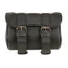 Milwaukee Leather SH42501 Black Motorcycle PVC Tool Bag