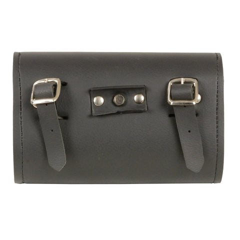 Milwaukee Leather Performance SH439 Black Small PVC Windshield Bag with Velcro Closure (8X8X4)