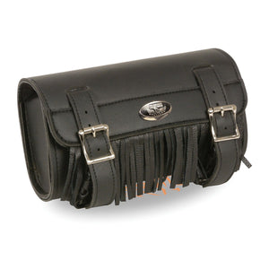 Milwaukee Performance SH498 Black PVC Large Two Buckle Fringed Tool Bag with Quick Release