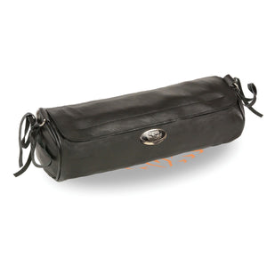 Milwaukee Performance SH504 Black Soft Leather Extra Long Velcro Closure Tool Pouch