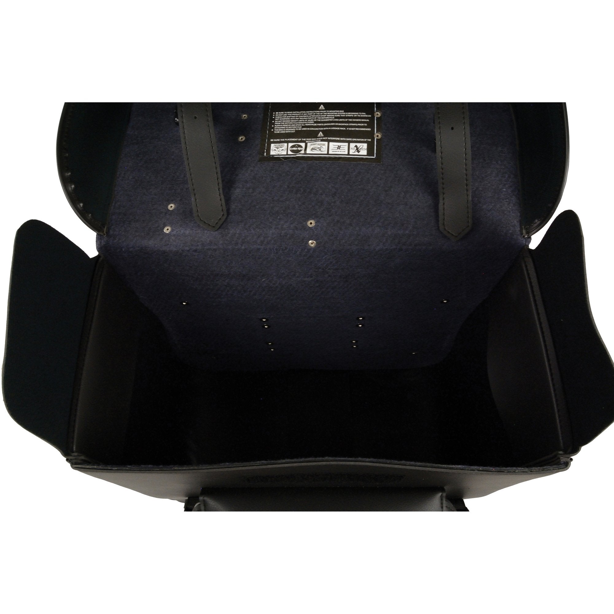 Milwaukee Performance SH539 Black PVC Large 2 Piece Touring Sissy Bar Bag