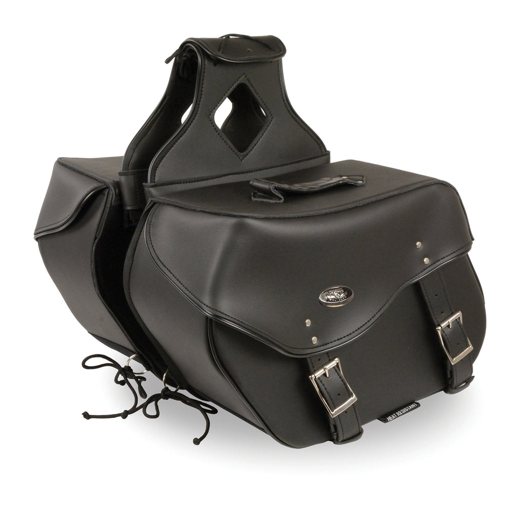 Milwaukee Performance SH55302ZB Black Large Zip-Off PVC Throw Over Saddlebags
