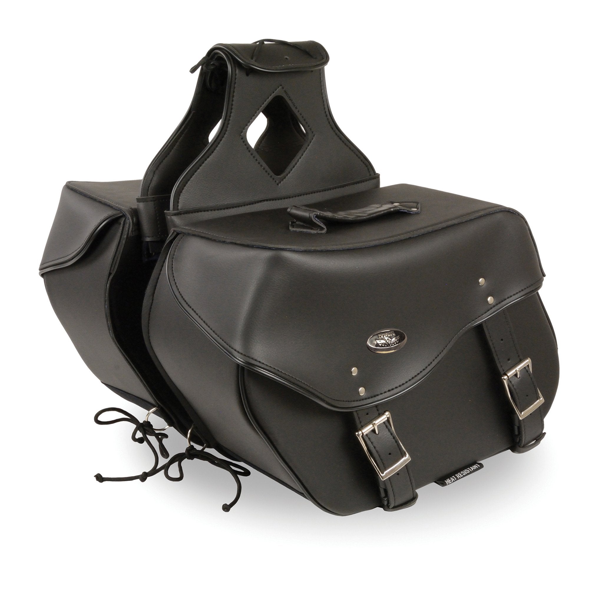 Milwaukee Performance SH55302ZB Black Large Zip-Off PVC Throw Over Saddlebags