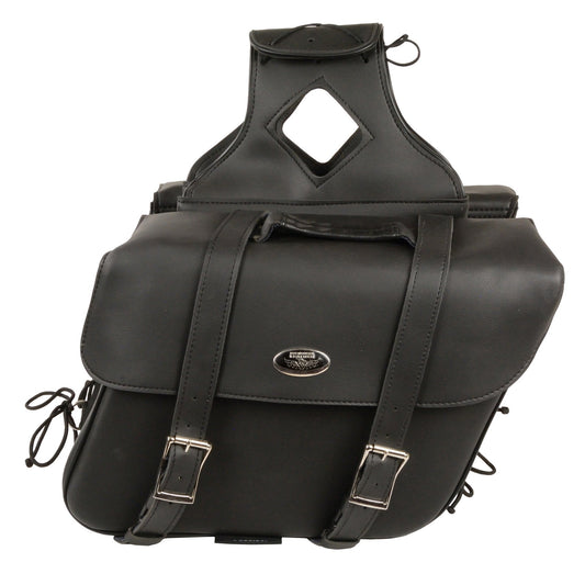 Milwaukee Performance SH580ZB Black Large Zip Off PVC Slanted Throw Over Saddlebags