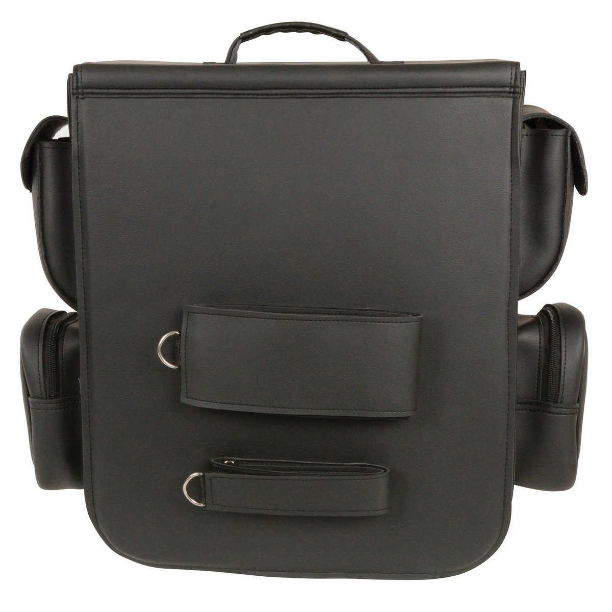 Milwaukee Performance SH584 Black Large PVC Sissy Bar Bag with 5 Bonus Pockets
