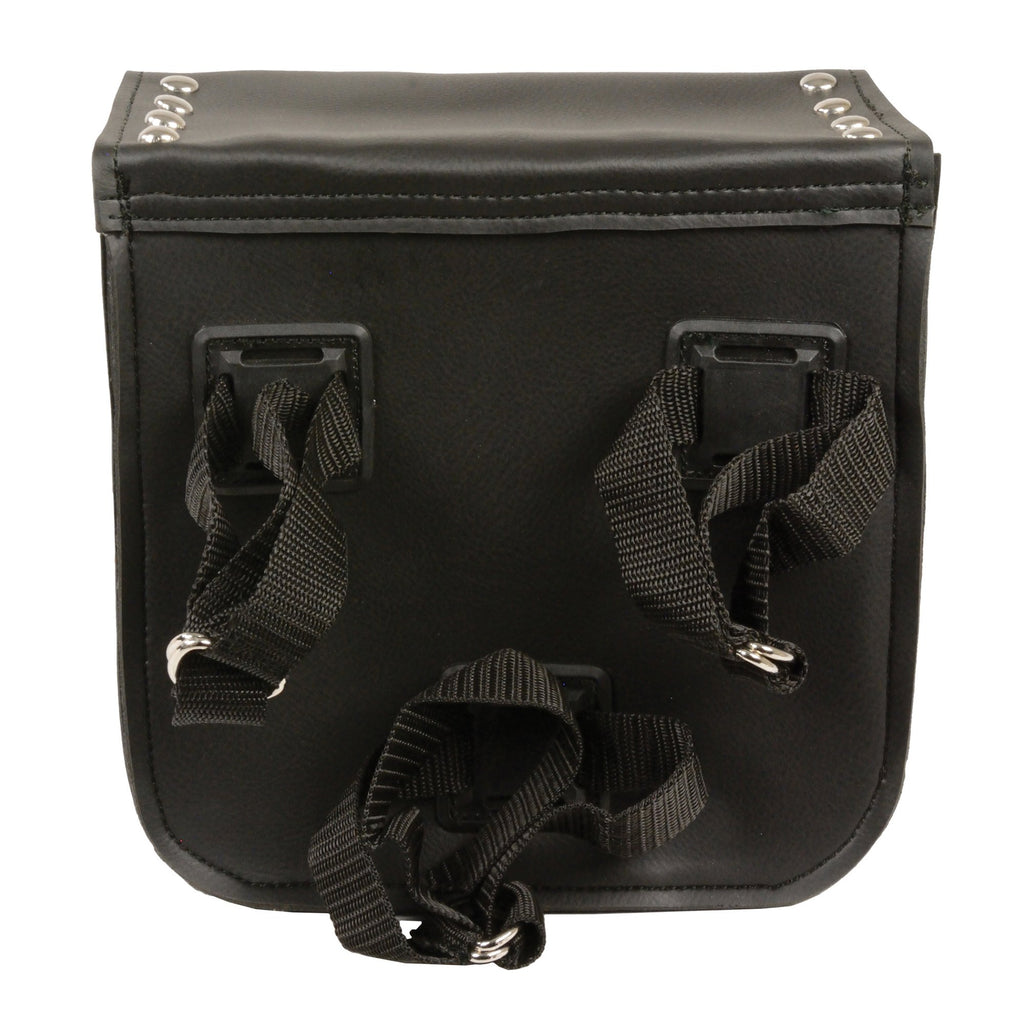 Milwaukee Performance SH59001 Black Small PVC Studded Sissy Bar Bag