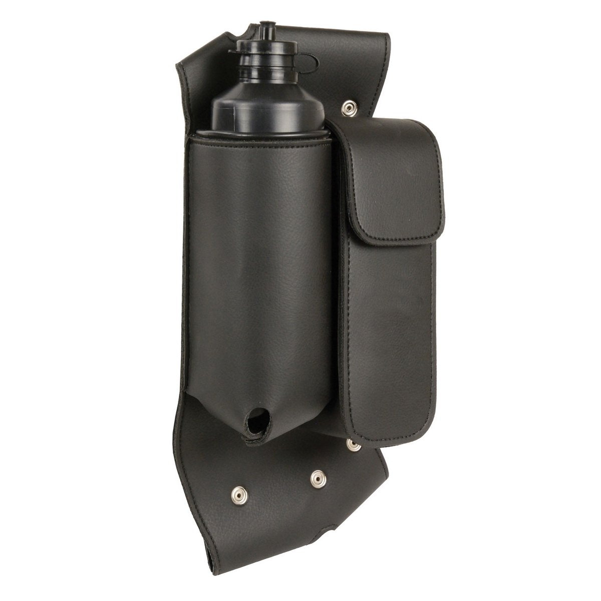 Milwaukee Leather SH591RT Black Left or Right Side Crash Bar Bag with Water Bottle Holder