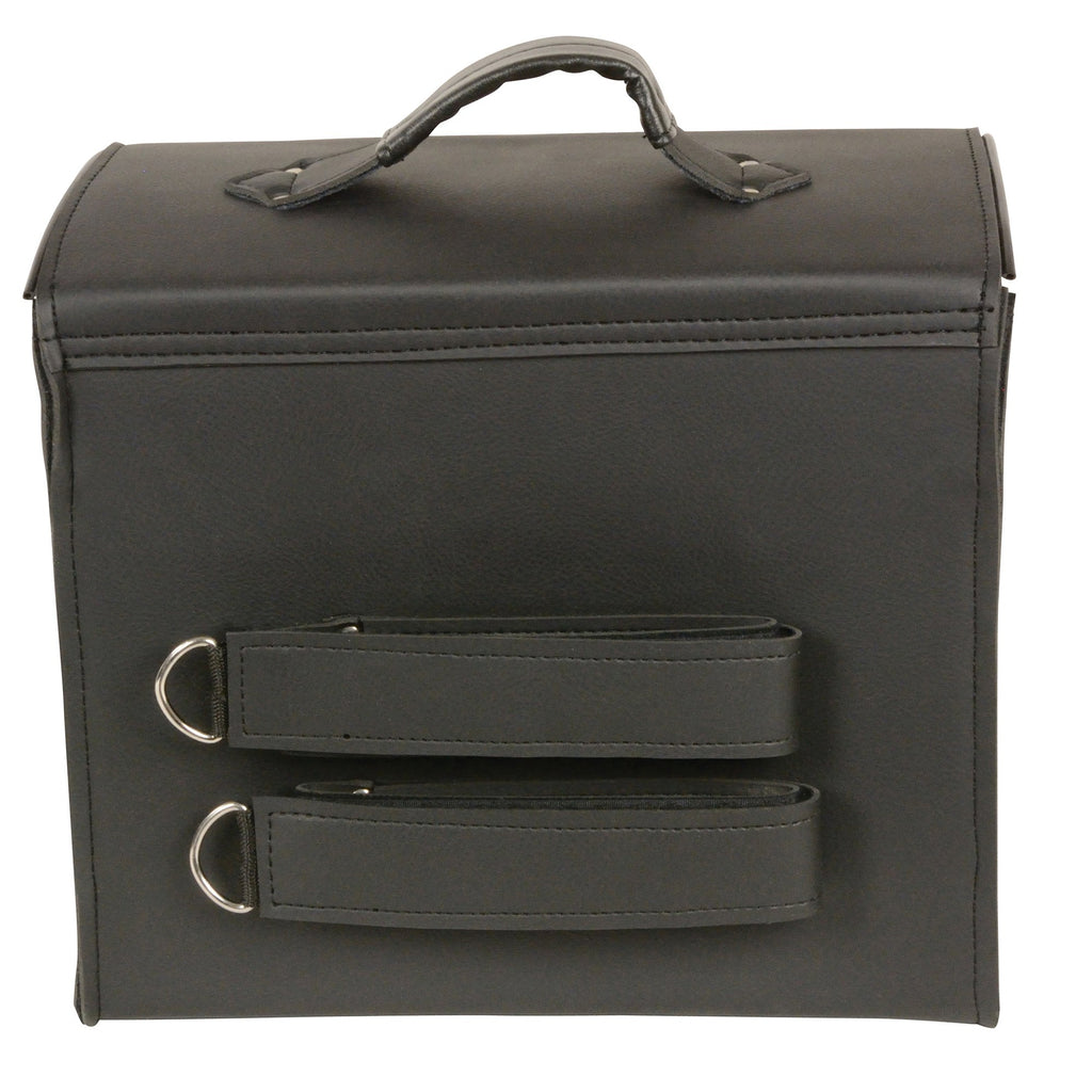 Milwaukee Leather SH618 Black Medium PVC Sissy Bar Carry Bag