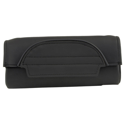 Milwaukee Leather SH621 Black PVC Motorcycle Tool Bag with Self FastenerClosure