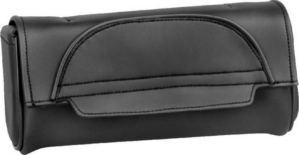 Milwaukee Leather SH621 Black PVC Tool Bag with Velcro Closure