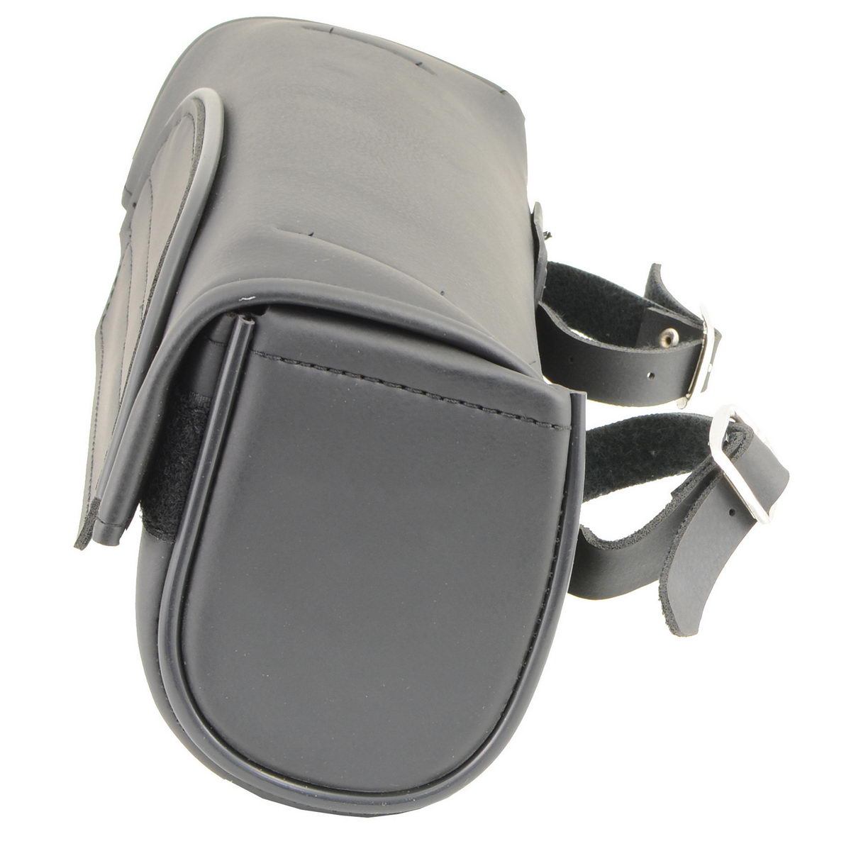 Milwaukee Leather SH62101 Black Double Strap PVC Tool Bag