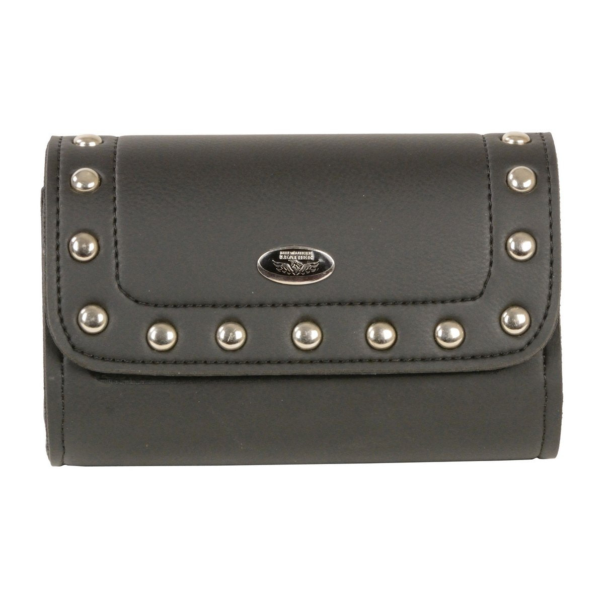 Milwaukee Performance SH63202 Black PVC Small Studded Windshield Bag with Velcro Closure