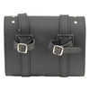 Milwaukee Leather SH63601 Black PVC Taller Double Buckle Studded Tool Bag