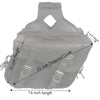 Milwaukee Performance SH664ZB Large Braided Zip Off PVC Throw Over Saddle Bag