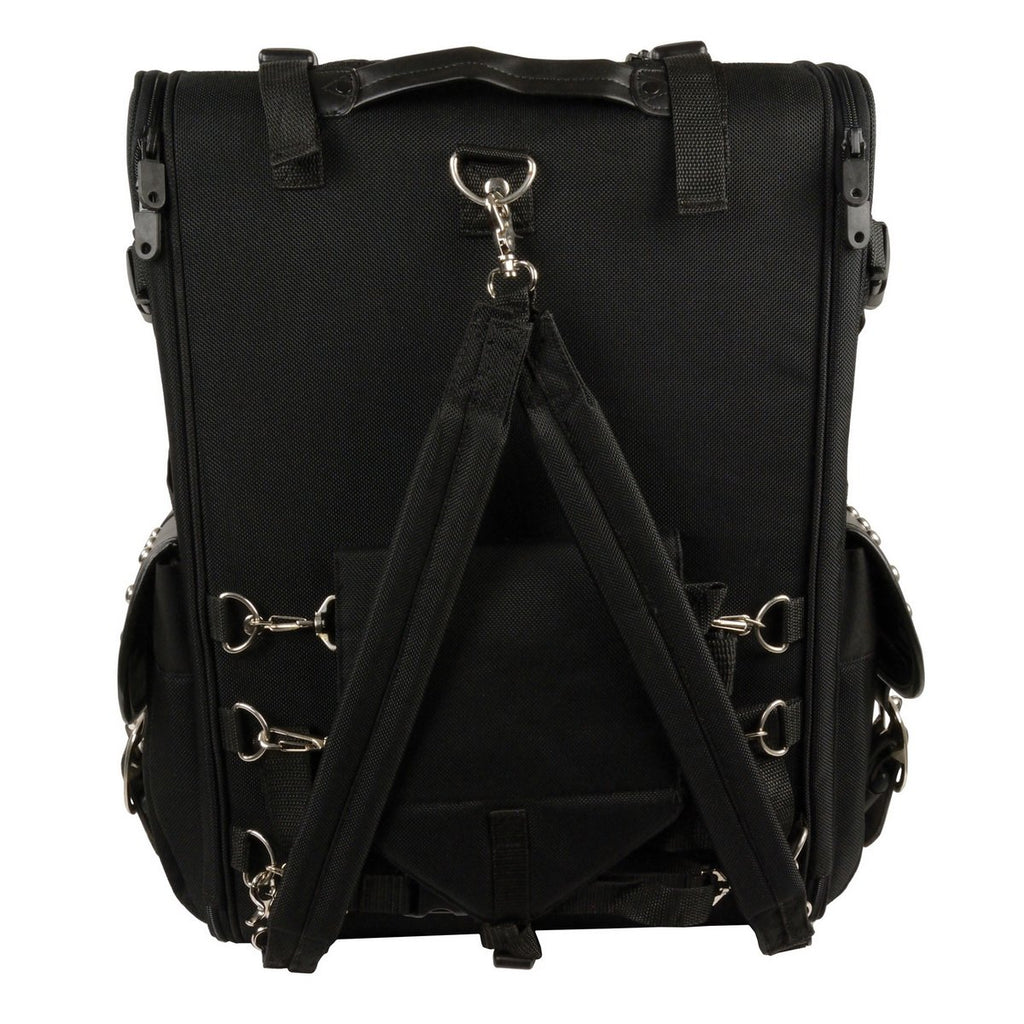 Milwaukee Performance SH673 Black Textile  Extra Large Two Piece Studded Touring Pack