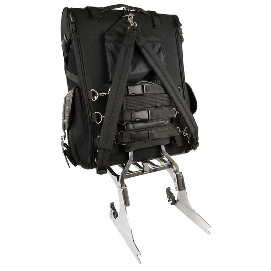 Milwaukee Performance SH673 Black Textile  Extra Large Two Piece Studded Touring Pack