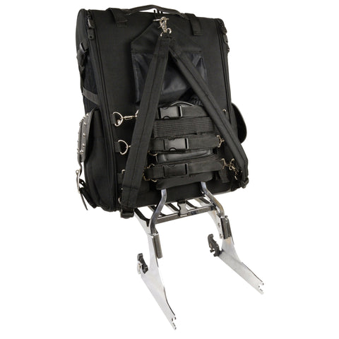 Milwaukee Performance SH673 Black Textile  Extra Large Two Piece Studded Touring Pack
