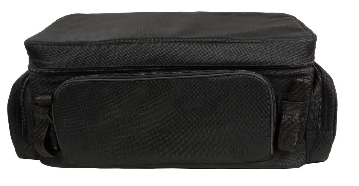 Milwaukee Leather Performance SH695 Black Large Textile Squared Sissy Bar Rack Bag