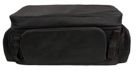 Milwaukee Leather Performance SH695 Black Large Textile Squared Sissy Bar Rack Bag