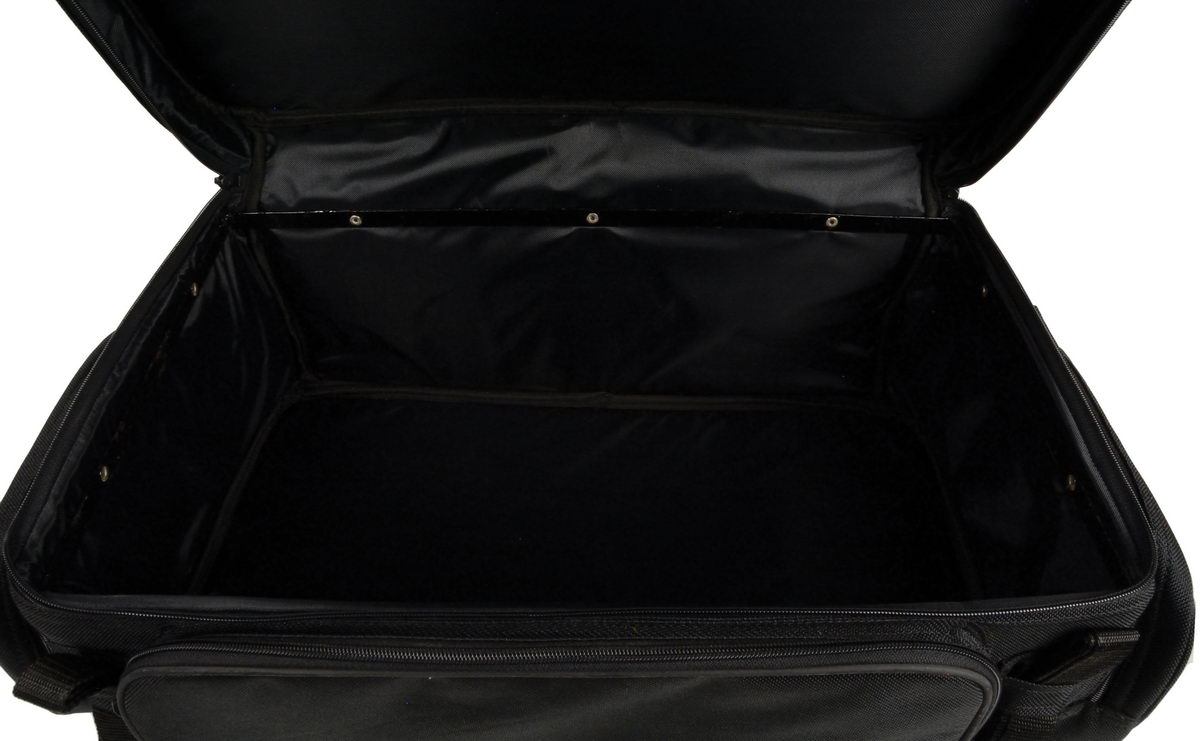 Milwaukee Leather Performance SH695 Black Large Textile Squared Sissy Bar Rack Bag