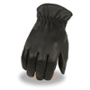 Milwaukee Leather SH264 Men's Black Leather Thermal Lined Gauntlet Gloves - Milwaukee Leather Mens Leather Gloves