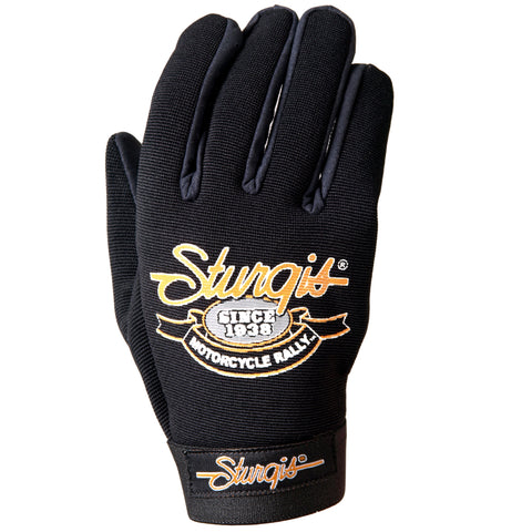 Official Sturgis Motorcycle Rally Mechanics Gloves