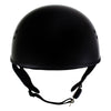 Hot Leathers T68-SP 'The O.G.' No Logo Flat Black DOT Helmet with Milwaukee Leather MP7922FMSET Heated Balaclava Bundle