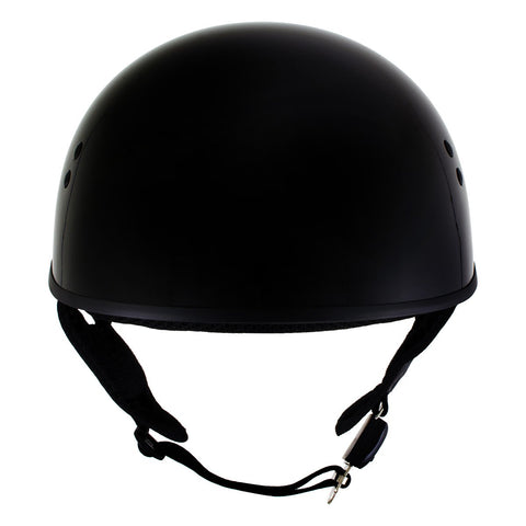 Hot Leathers T68 'The O.G.' Flat Black DOT Helmet with Milwaukee Leather MP7922FMSET Heated Balaclava Bundle