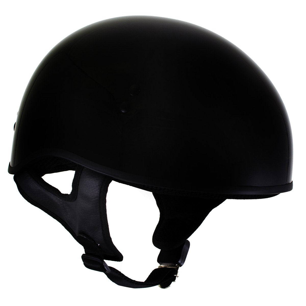 Hot Leathers T68 'The O.G.' Gloss Black DOT Helmet with Milwaukee Leather MP7922FMSET Heated Balaclava Bundle