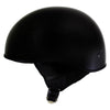 Hot Leathers T68-SP 'The O.G.' No Logo Flat Black DOT Helmet with Milwaukee Leather MP7922FMSET Heated Balaclava Bundle